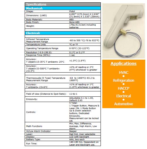 Thermometer PLANTSCAN PST300